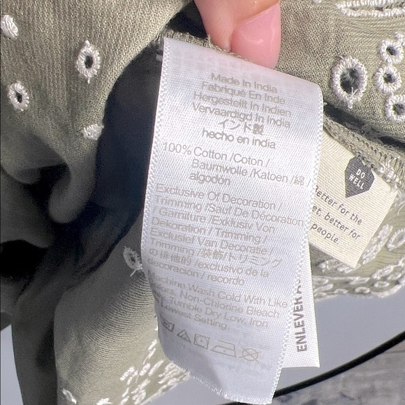 Madewell Olive Corduroy Dress with Square Neckline NEW With Tags! Size XL - Picture 11 of 11